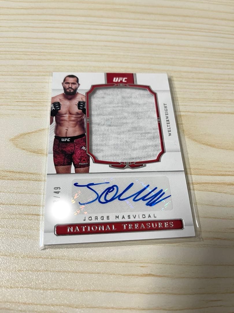 UFC サインカード　マスヴィダル