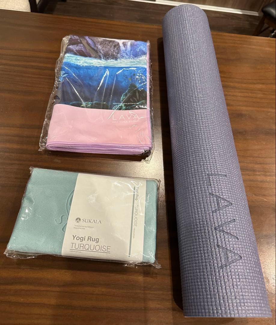 【新品】SUKALA ヨガラグLAVA ヨガラグ ヨガマット 3点セット