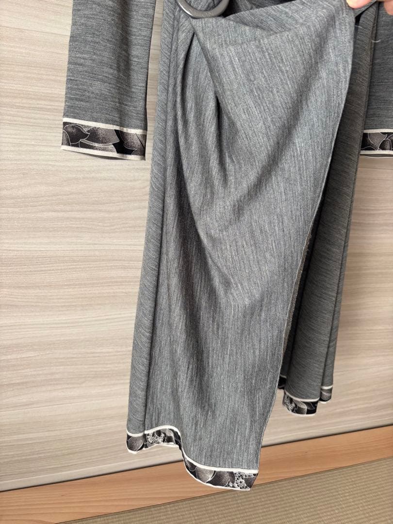 LEONARD ストレッチワンピース/グレー 38