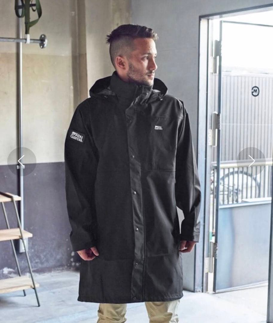 美品　ABU GARCIA アブガルシア　レインウェア　防水　アウター　コート