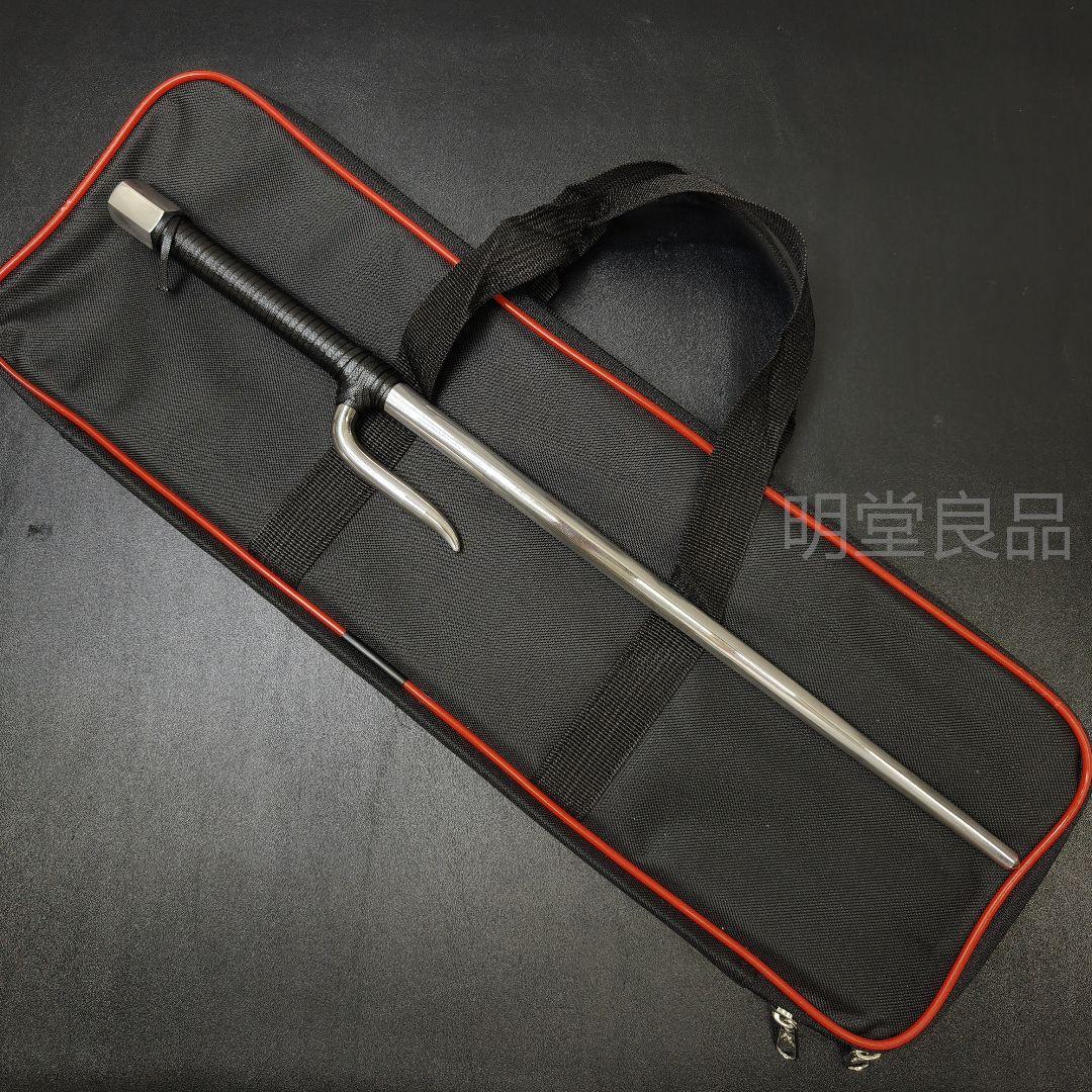 武具　十手　53CM　鉄製　古武道具　サイ　刀剣美術　現代品　専用袋付