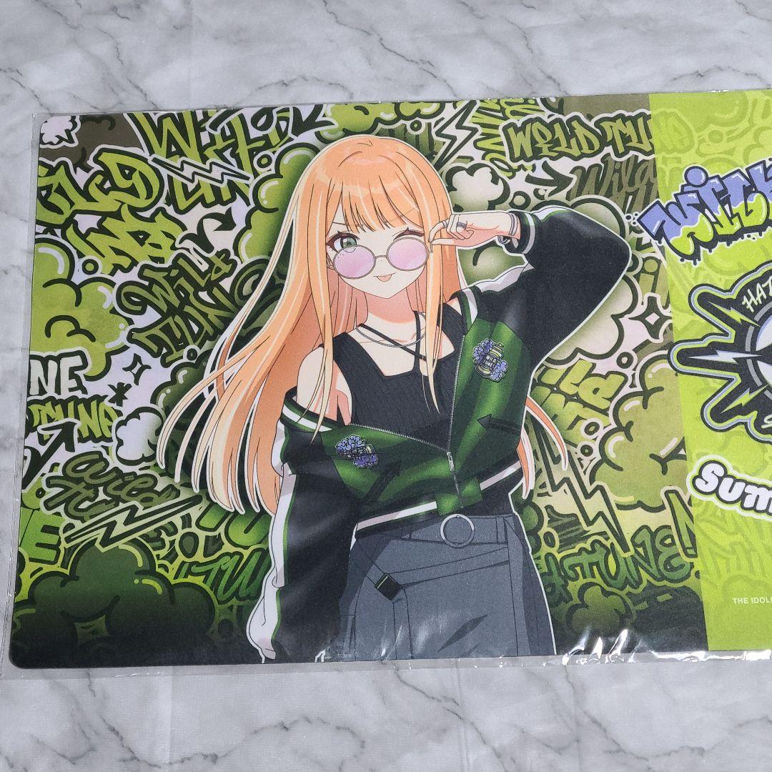 学園アイドルマスター　TSUTAYA 紫雲清夏　ラバーマット