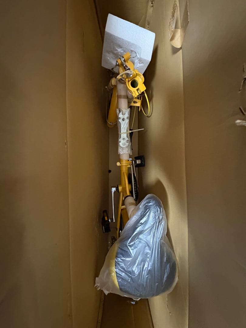 【堀川版】ATENZAアテンザ 折り畳み自転車　イエロー 16 新品未使用