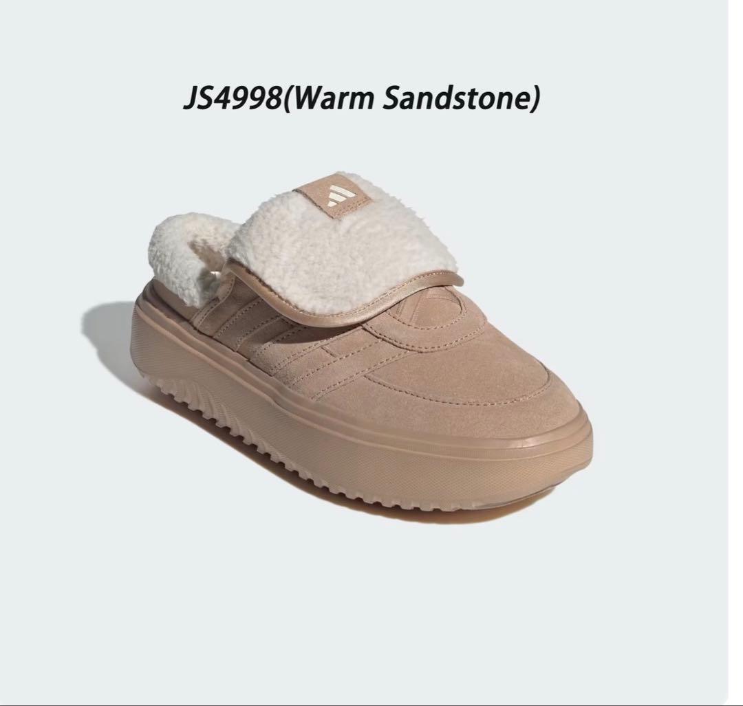 【韓国限定】adidasグランドコートミュール 24cm Warm Sand