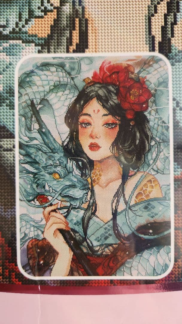 DAC ダイヤモンドアートキット「Dragon Spirit」