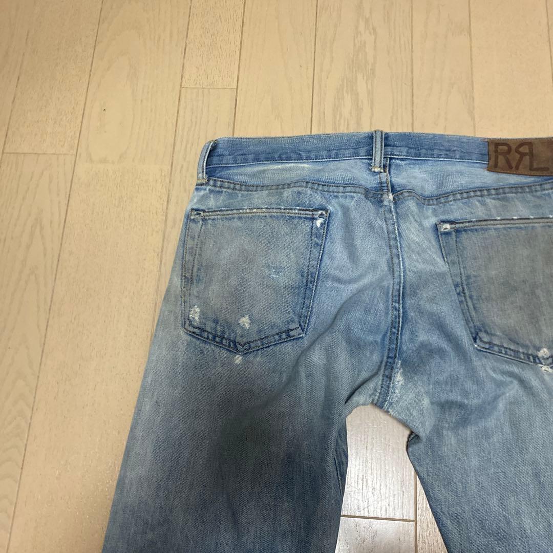 【はやし】【USA製】RRL デニム　コットン/赤耳/33×34