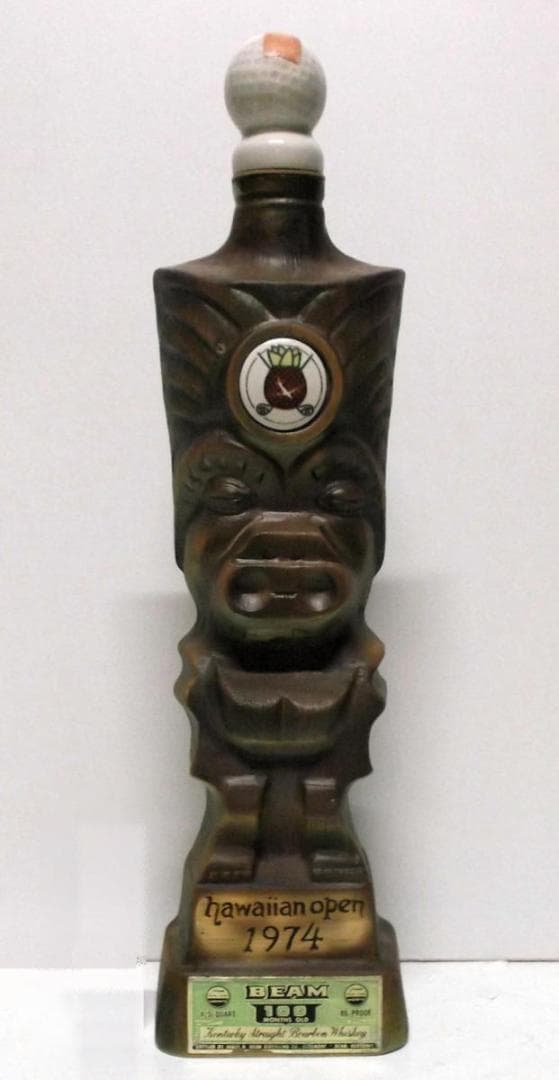 ★Tiki ティキ デカンター Jim Beam ハワイアン オープン ボトル