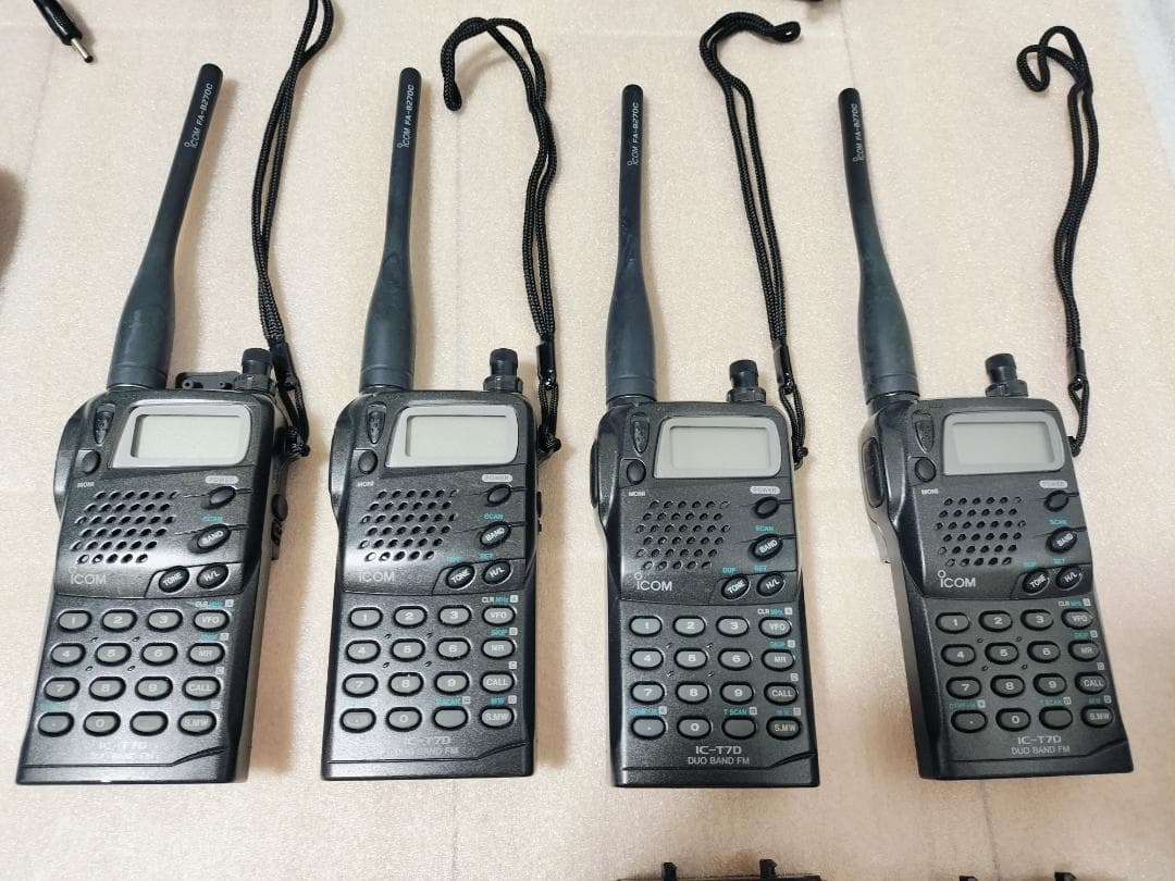 ICOM IC-T7D トランシーバー 無線機 4台セット