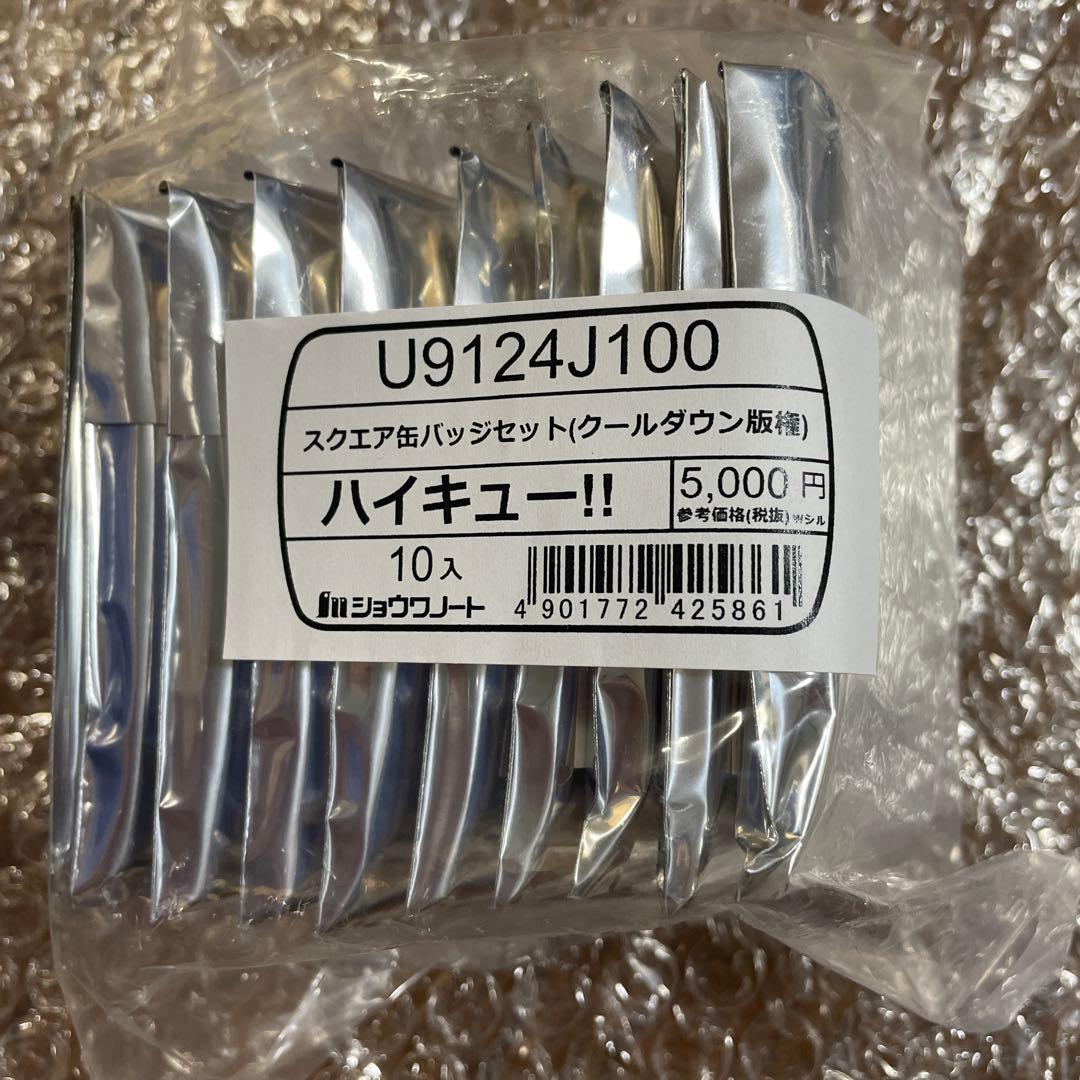 ハイキュー‼︎ スクエア缶バッジ　セブンネット限定　クールダウン版権　10個入