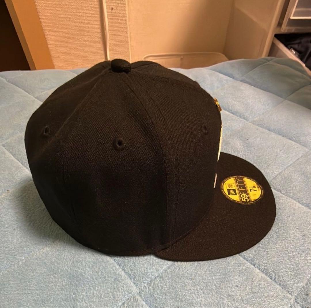 帽子 Supreme Gold Cross S Logo New Era Black