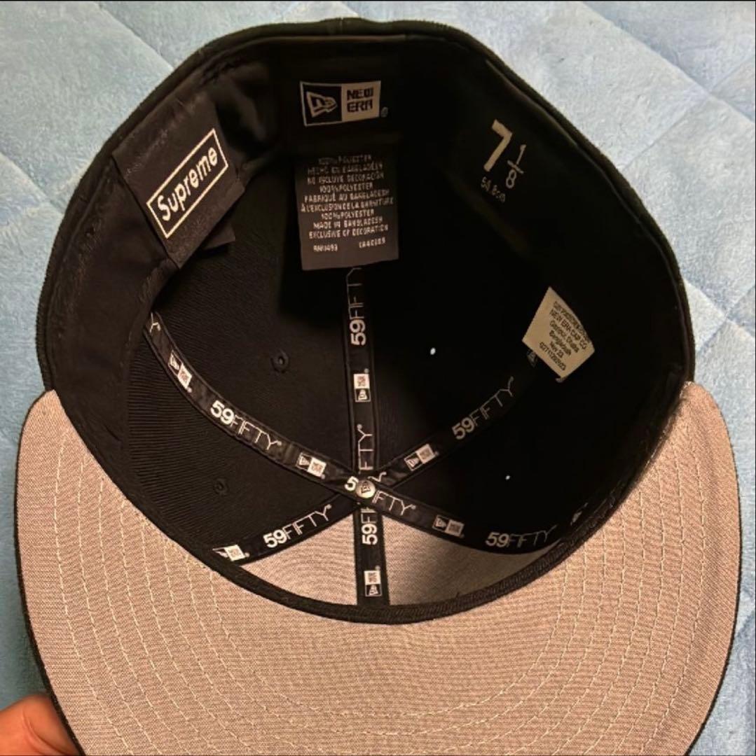 帽子 Supreme Gold Cross S Logo New Era Black