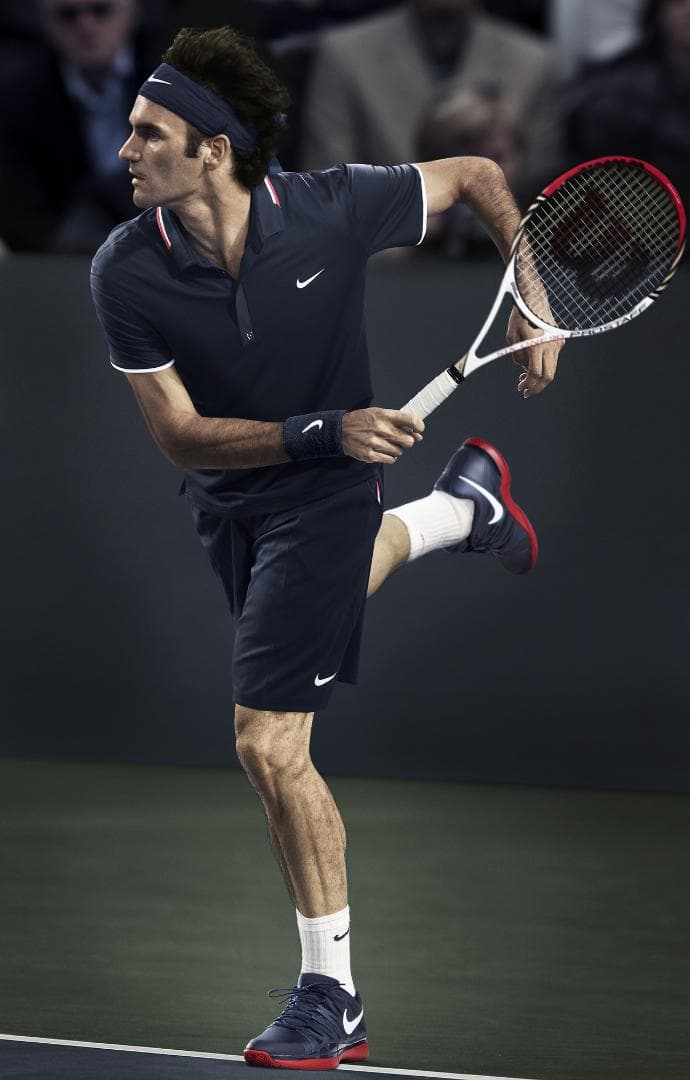 新品フェデラー M 2012 US Open Nike テニスウェア