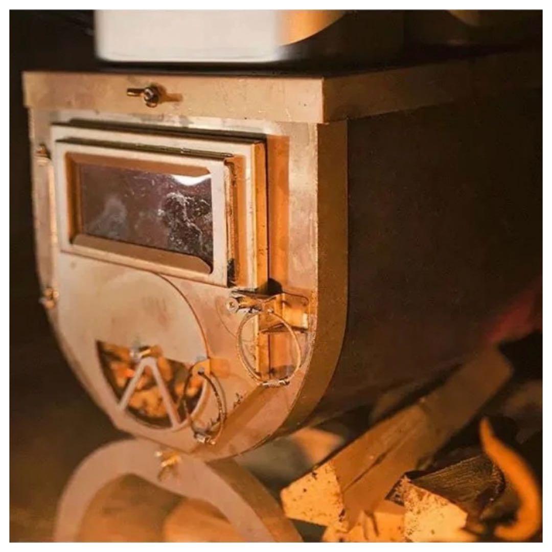 薪 ストーブ アウトドア 調理器具 暖炉 キャンプ 煙突付き 送料無料・匿名配送