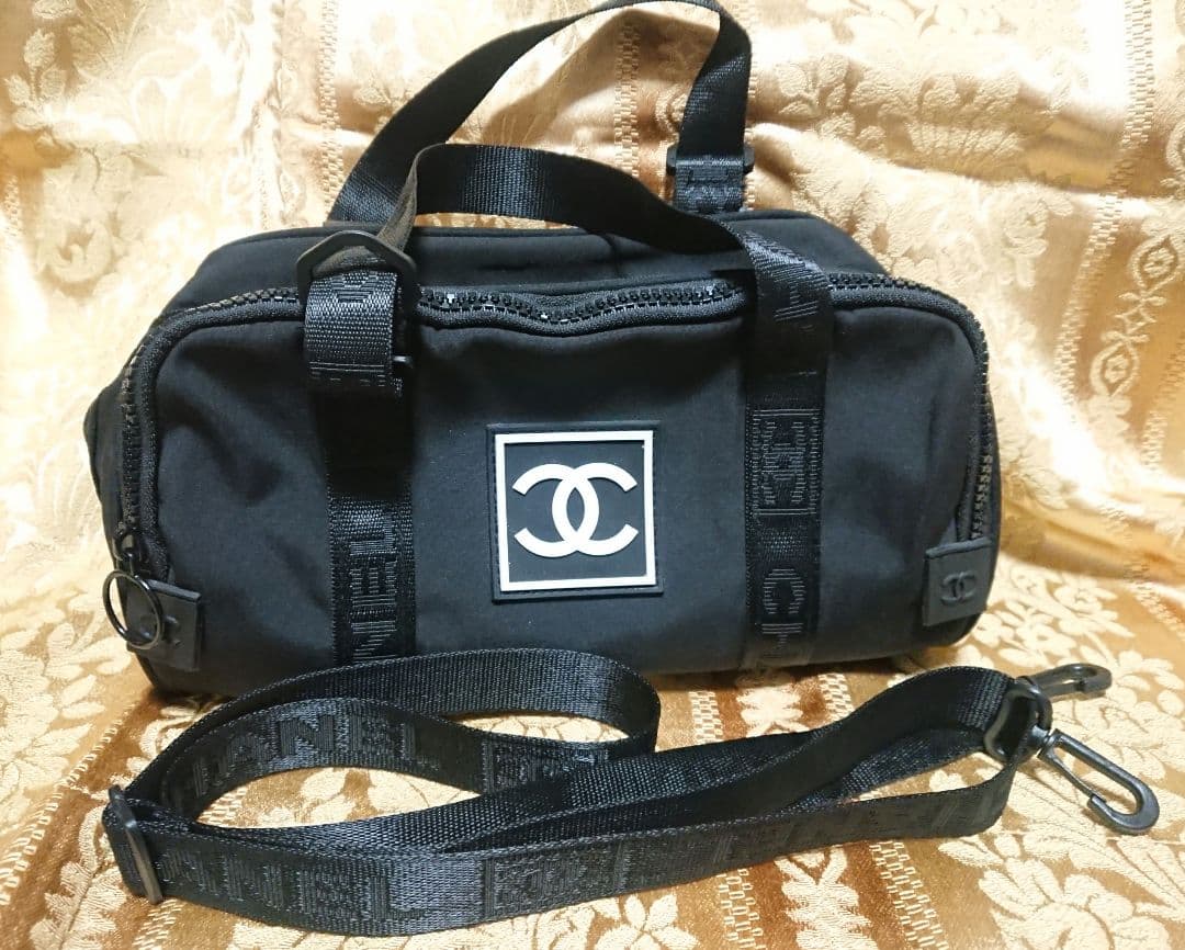 ☆CHANEL スポーツ ライン ダブルファスナー2way ボストンバッグ☆