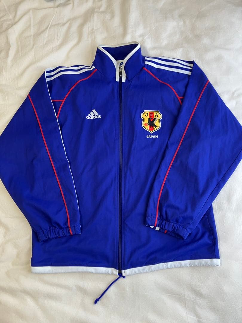 レア アディダス 2001年 サッカー日本代表 裏地メッシュ生地 ジャージ L