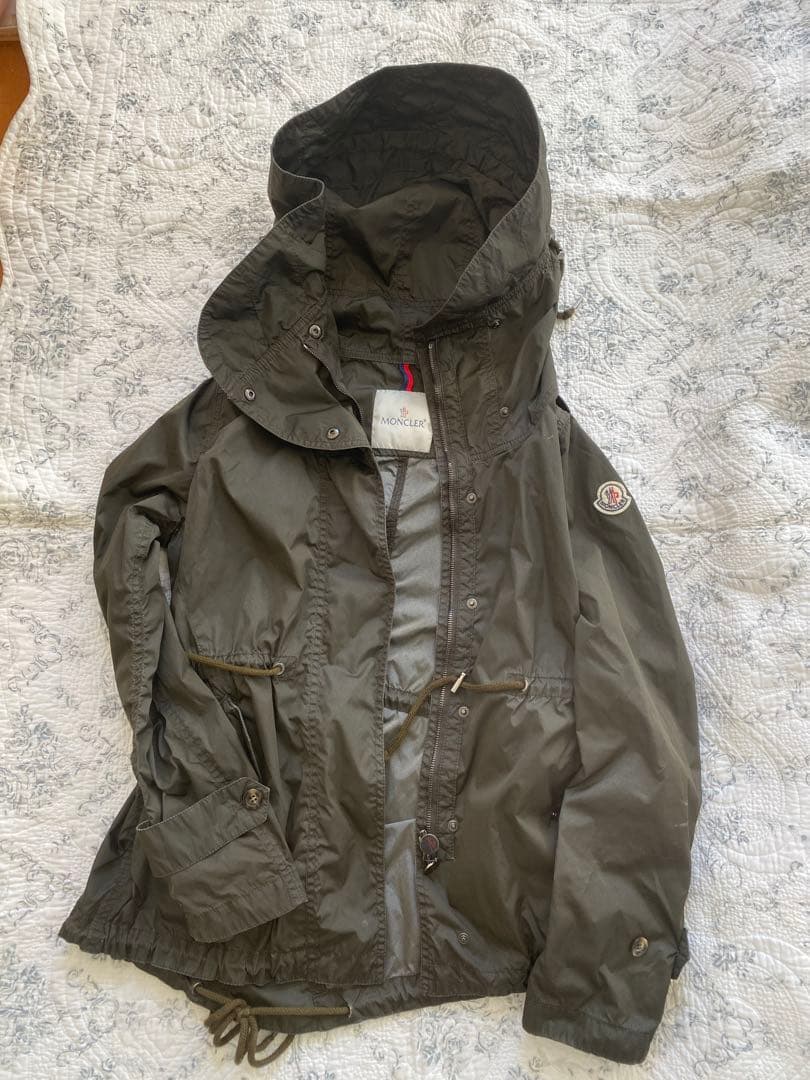 モンクレール MONCLER ナイロンジャケット 0 カーキ やや難あり