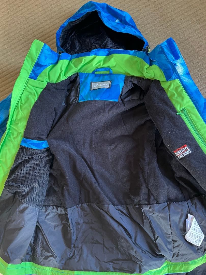 【美品】 フェニックス スキーウェア サイズMフード 上下セット