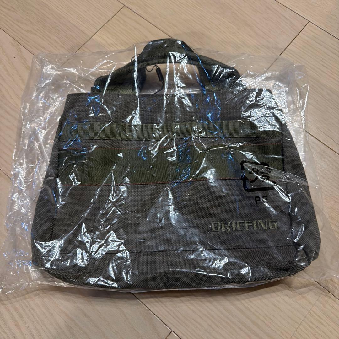 BRIEFING ミニトートバッグ オリーブグリーン　カートバッグ　カーキ