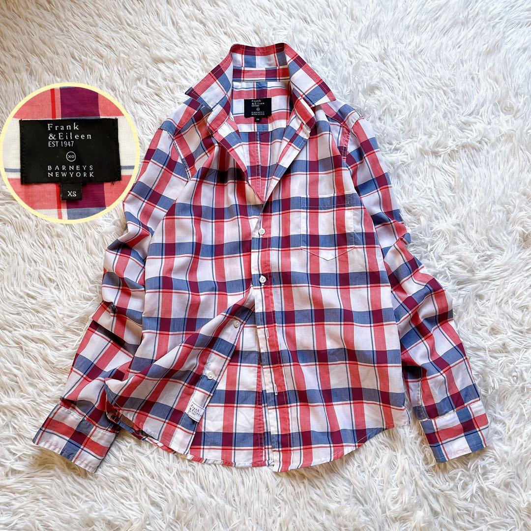 美品✨フランクアンドアイリーン バーニーズ別注 BARRY チェックシャツ XS