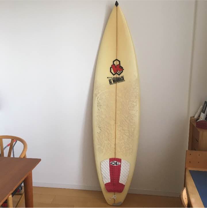 サーフィンショートボード&新品リーシュセット《ボードケース付き》