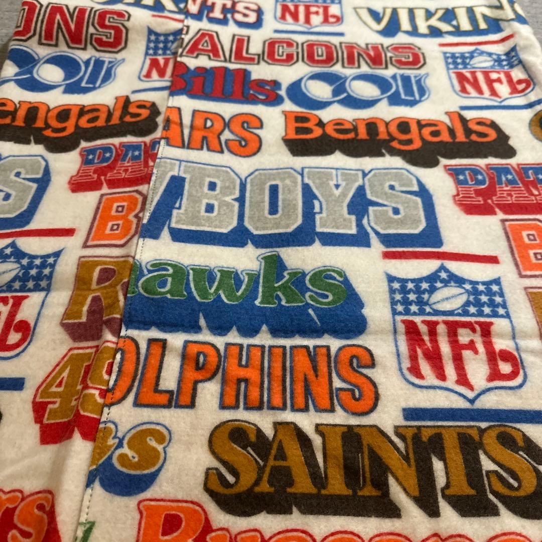 80s Chatham チャタム社 NFL MONTAGE ブランケット グッズ