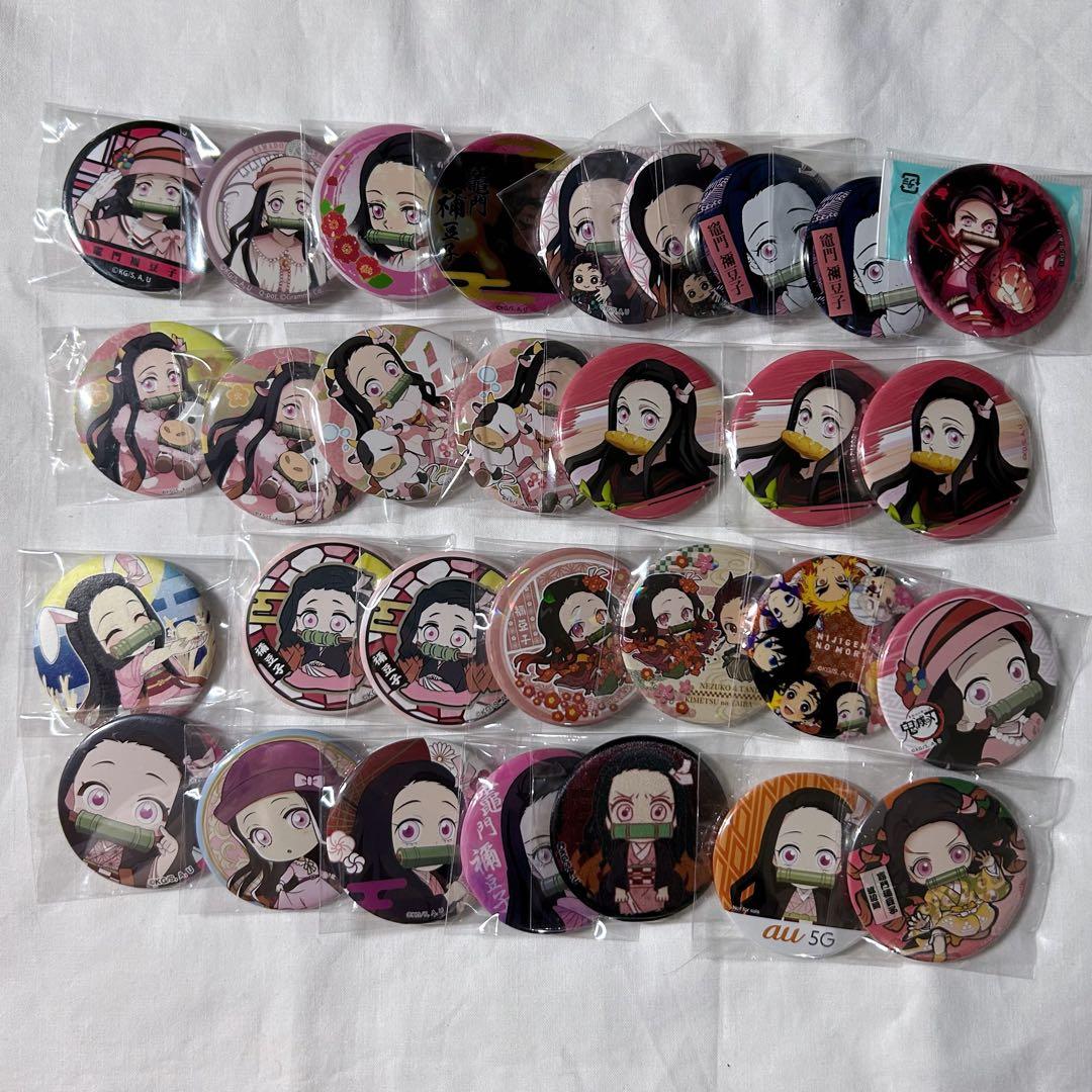 鬼滅の刃 竈門禰豆子 缶バッジ まとめ売り