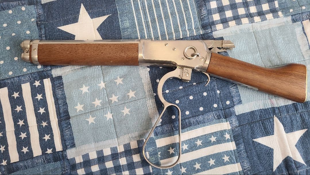 マルシン　ウィンチェスターM1892　ランダムカスタム ガスガン　シルバー