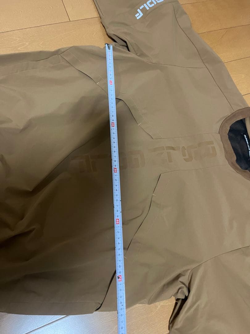 Russeluno 2wayゴルフウェア ブラウン 長袖ナイロンジャケット