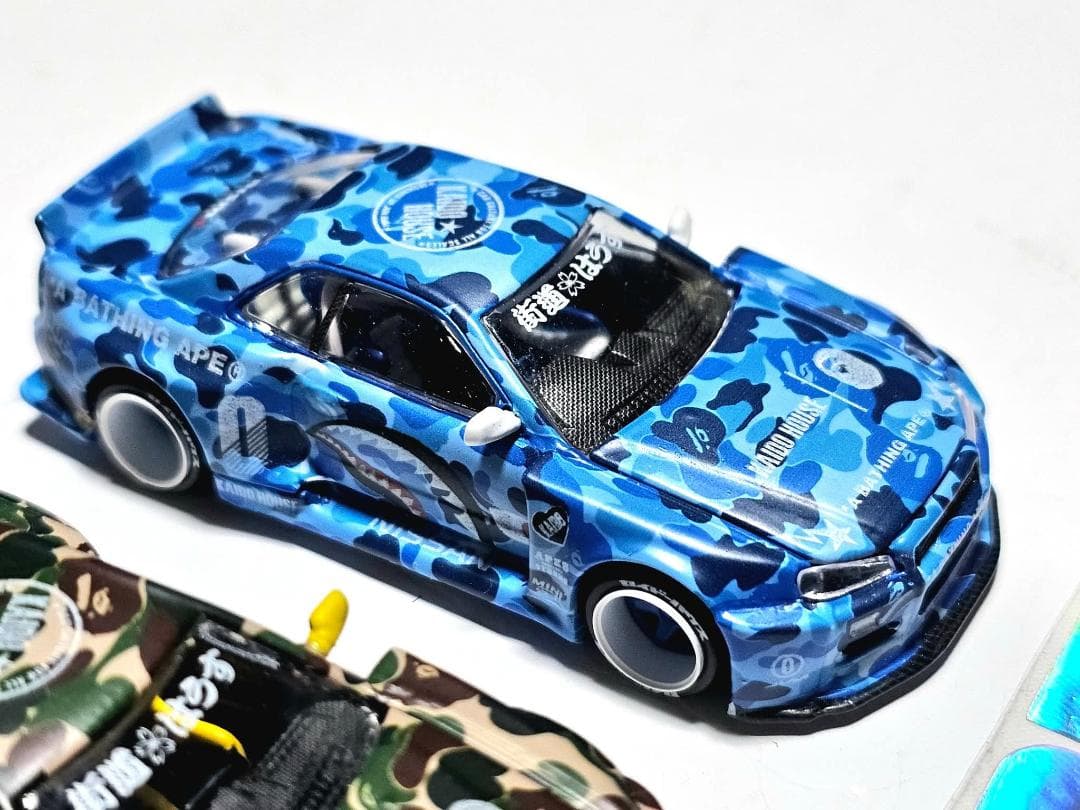 MINIGT KAIDO★HOUSE R34 スカイライン BAPE 3セット