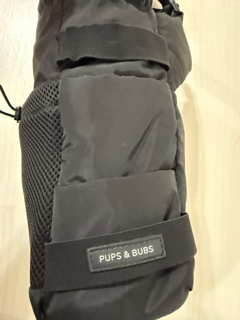 Pups&Bubs 楽天人気！　お散歩バッグ　犬　おしゃれ　ブラック　美品