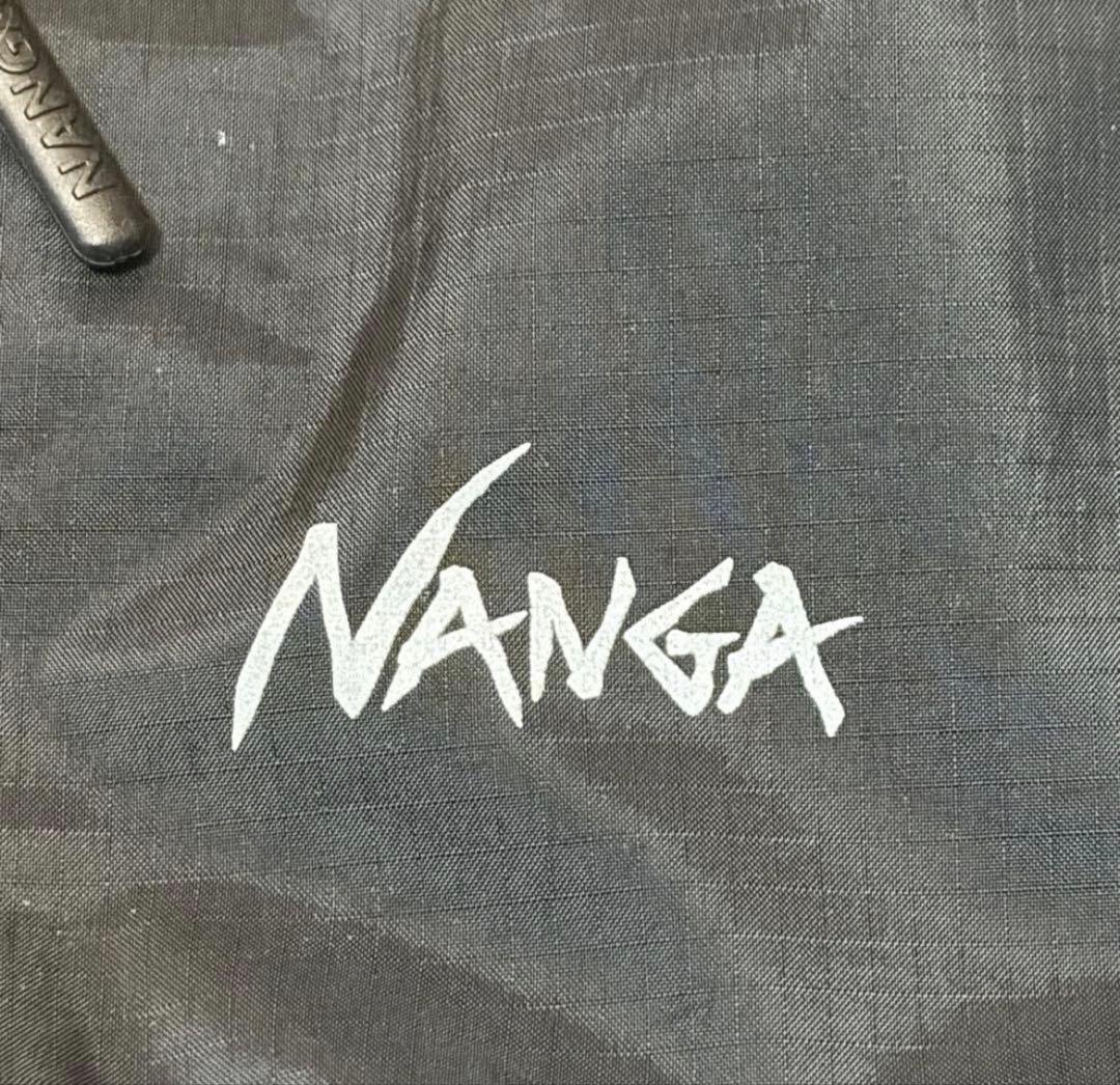 傷ありナンガ　ダウンジャケット オーロラテックス フード 黒 M