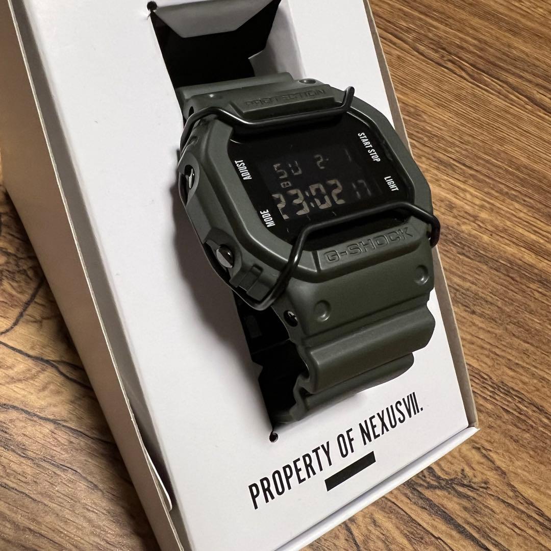 美品CASIO G-SHOCK DW-5600NX7 Nexus7 OLIVE