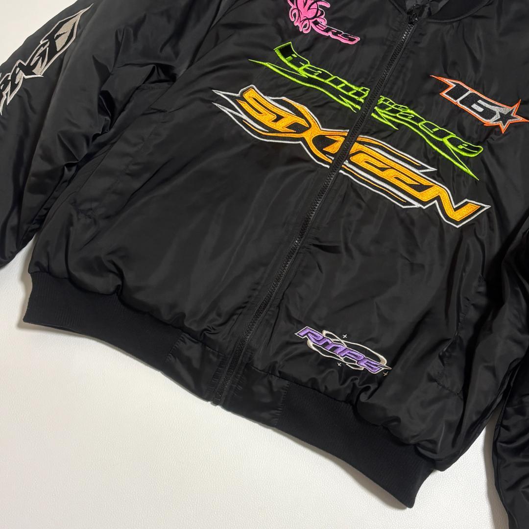 希少 THE RAMPAGE ワッペンジャケット 16 受注生産 L 黒 LDH