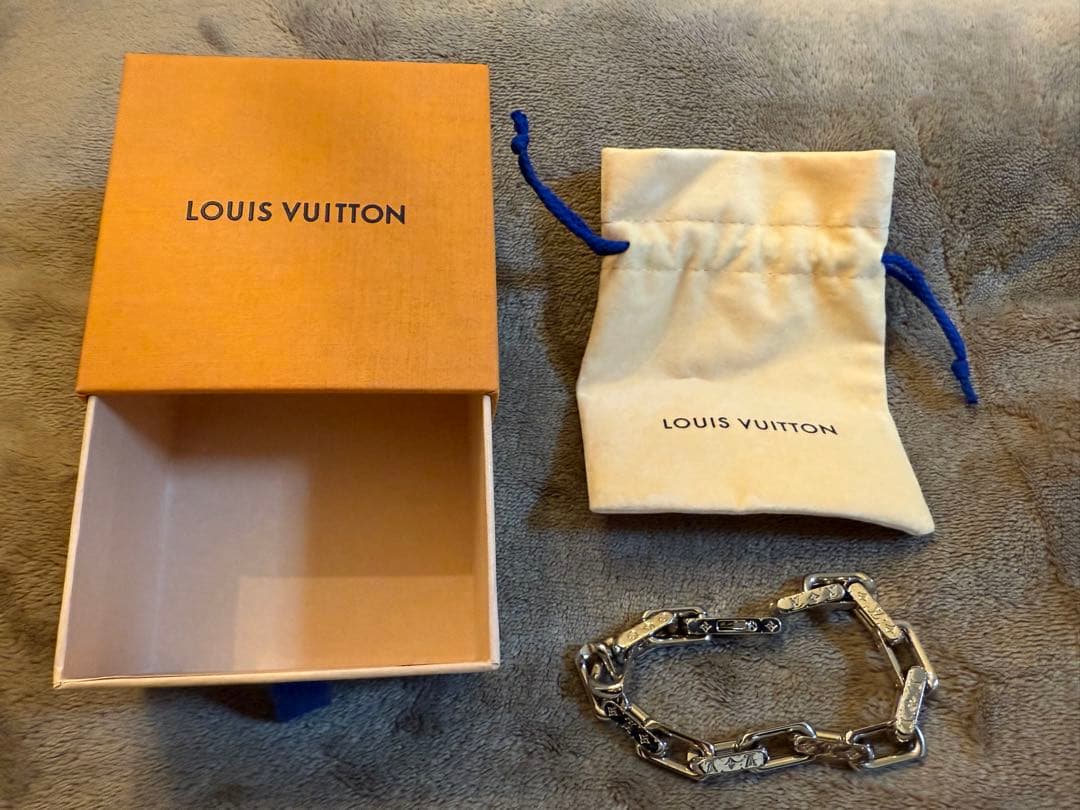 正規品◆ルイヴィトン ブレスレットモノグラム メンズ サイズL