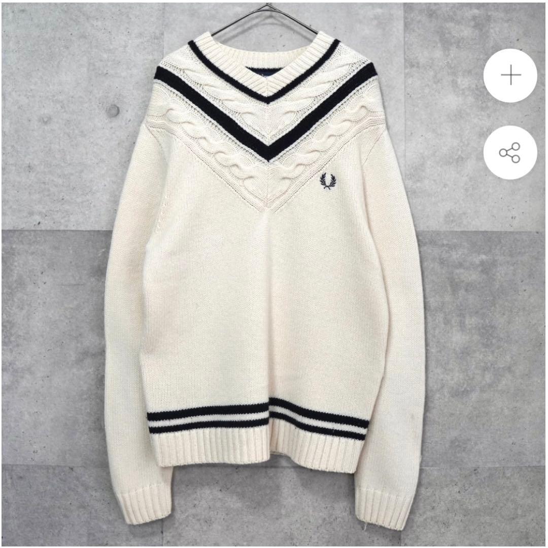 フレッドペリー チルデン ニットセーター Mサイズ