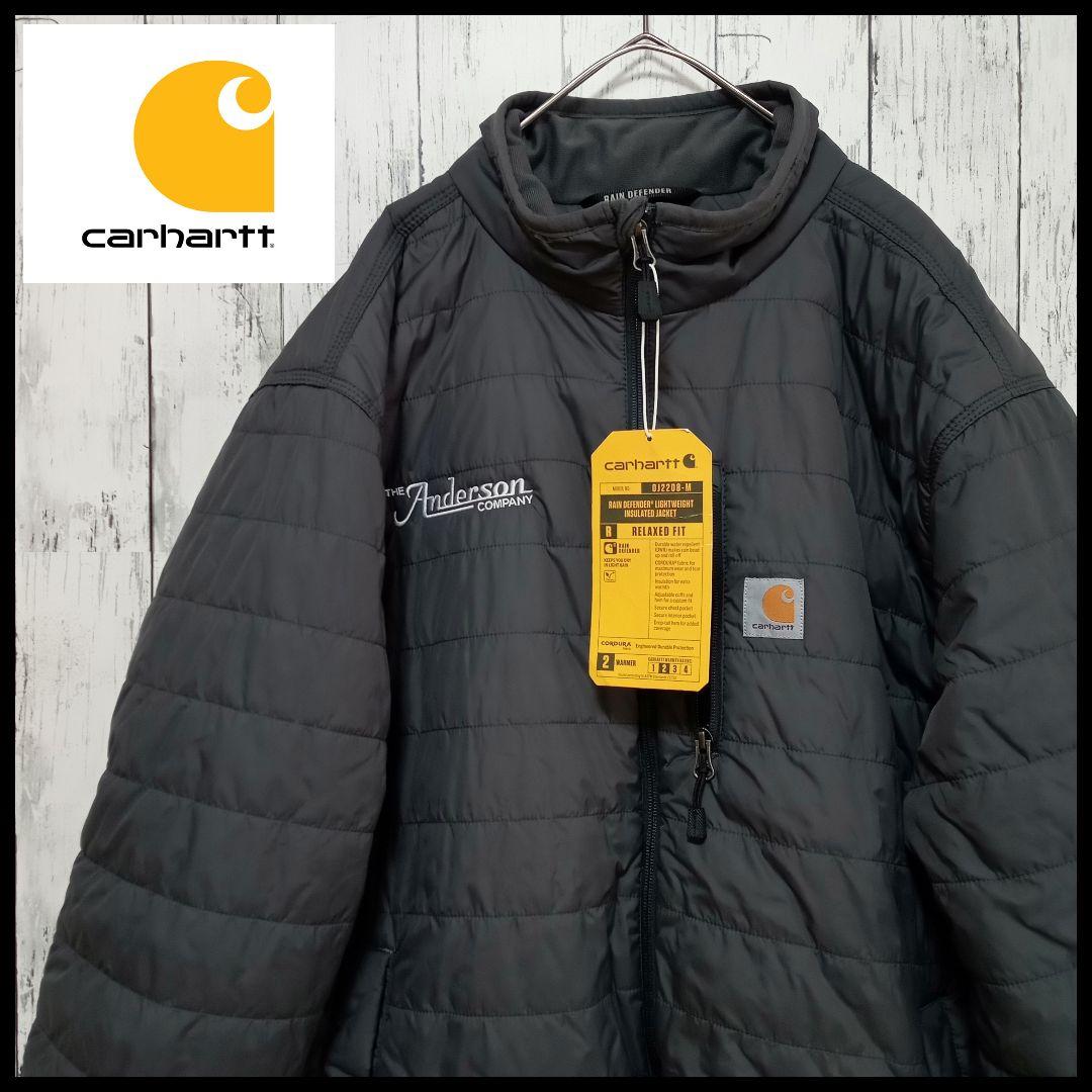 はづいぶ カーハート★中綿ブルゾン XL 企業ロゴ 刺繍 タグ付き