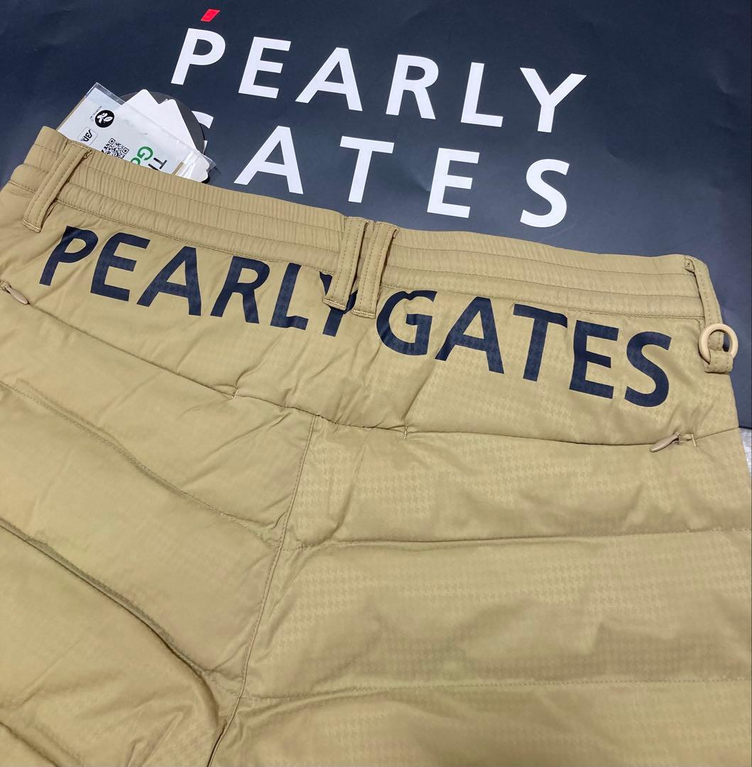 新品 パーリーゲイツ ナイロンタスラン 中綿キルティングパンツ(5)サイズL