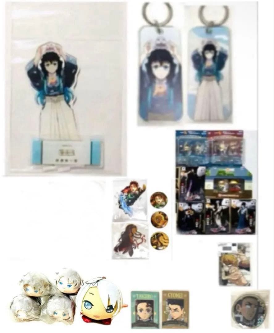 鬼滅の刃 東武動物公園 動物稽古 ビッグアクリルスタンド 純喫茶缶バッジ 無一郎