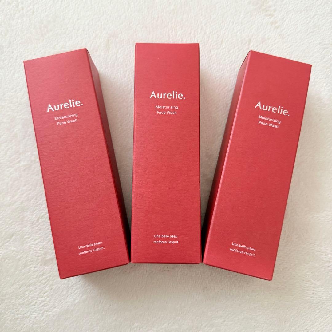 【新品】MEGUMI化粧品 オレリー　モイストフェイスウォッシュ　 ３本セット