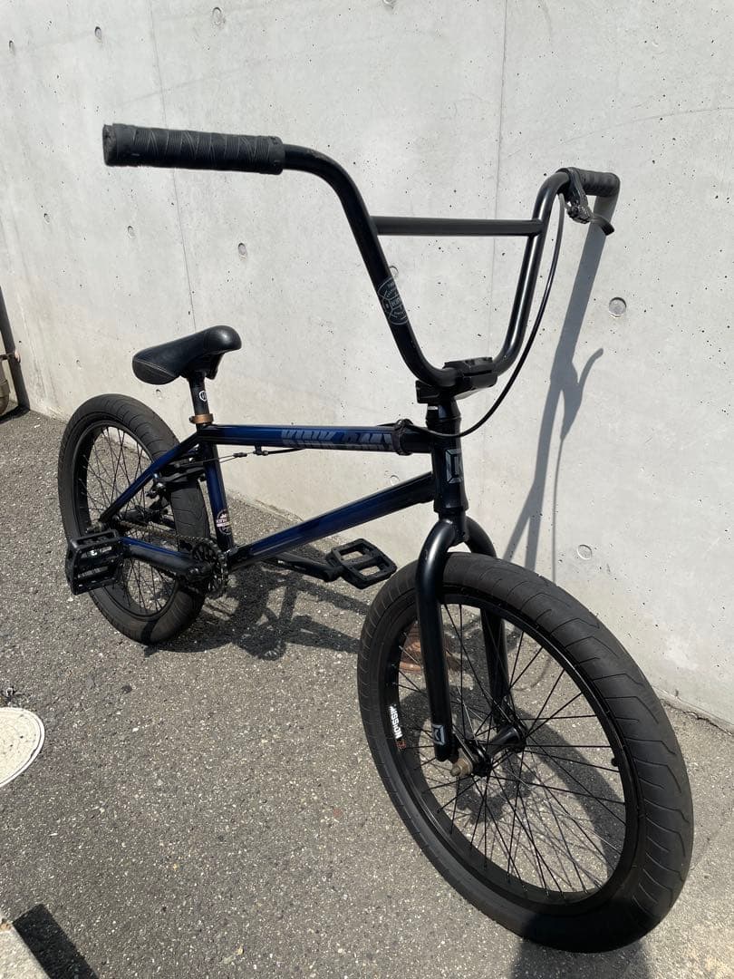 KINK BMX 20 室内保管、走行少、美品 レアブレーキ付 ブラック ブルー