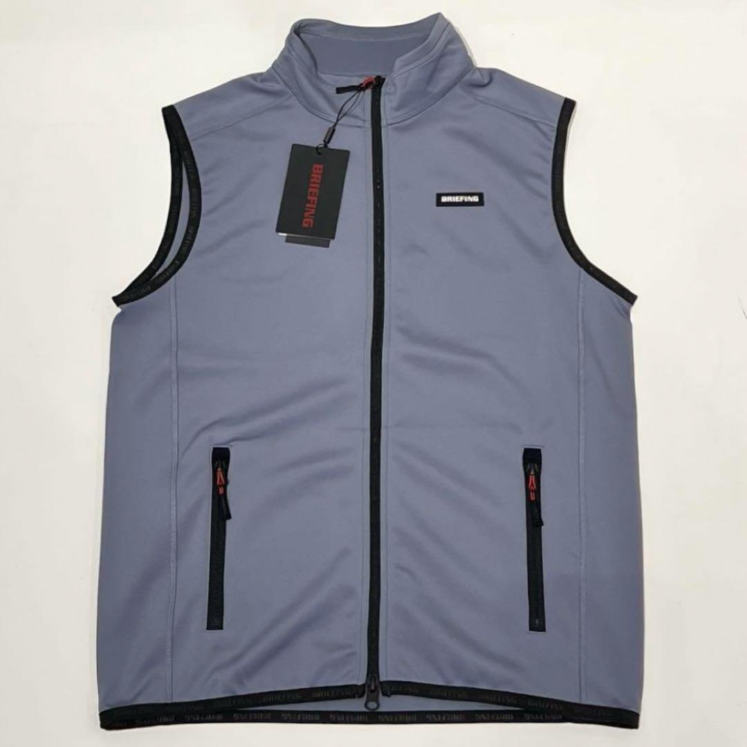 BRIEFING　正規品　MENS 3D LOGO VEST グレーM