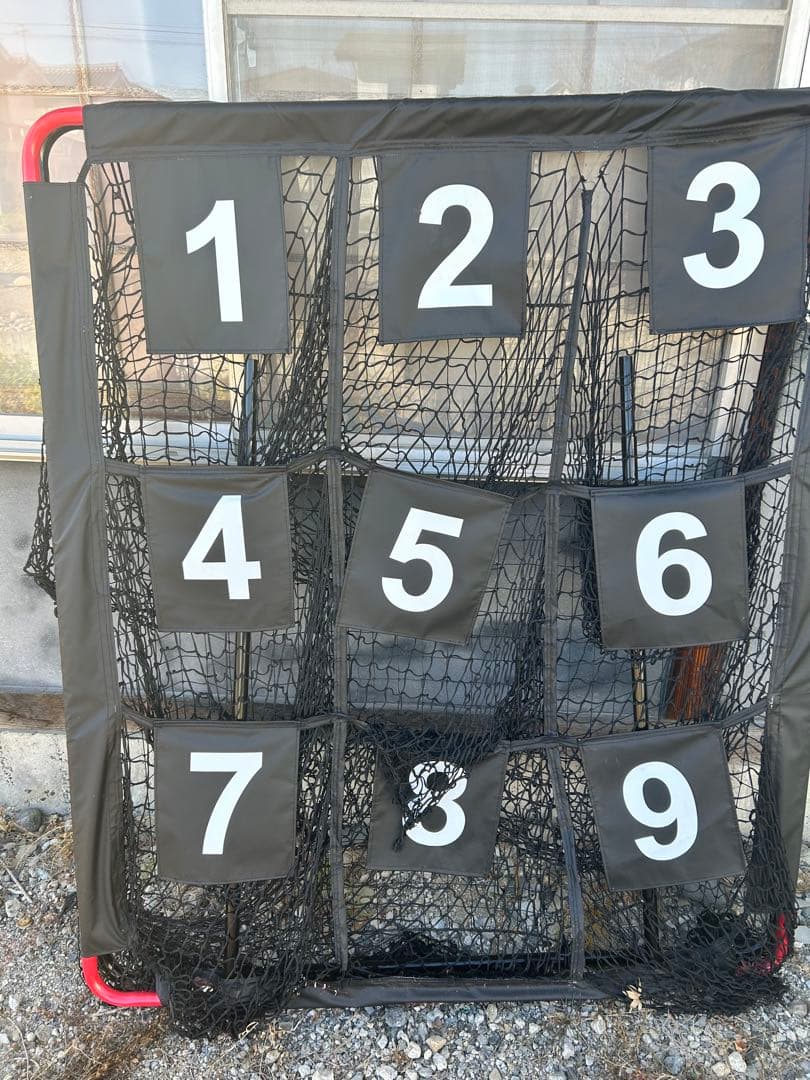 サッカー練習用ネット 番号付き