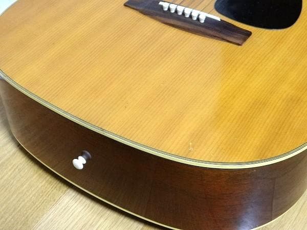 70年代 ヤマハ FG250J アコースティックギター 黒ラベル 当時物 現状