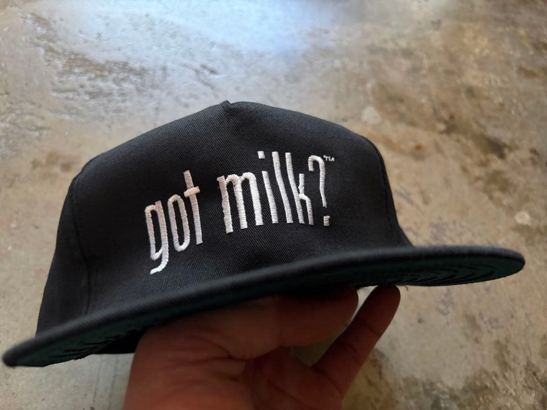 超激レアUSA製デッドストックヴィンテージgot milk?トラッカーキャップ