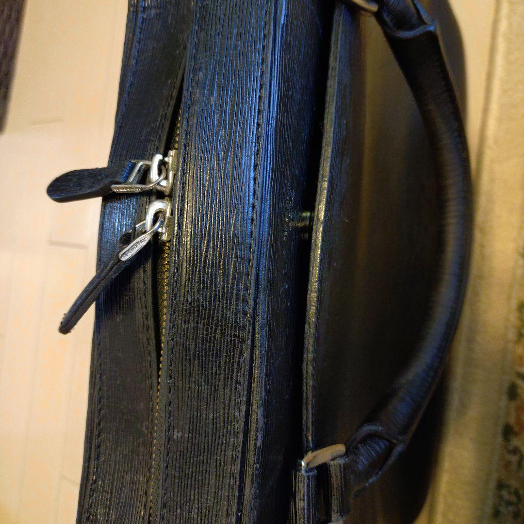 最終値下げ☆PELLE MORBIDA 黒 レザービジネスバッグ