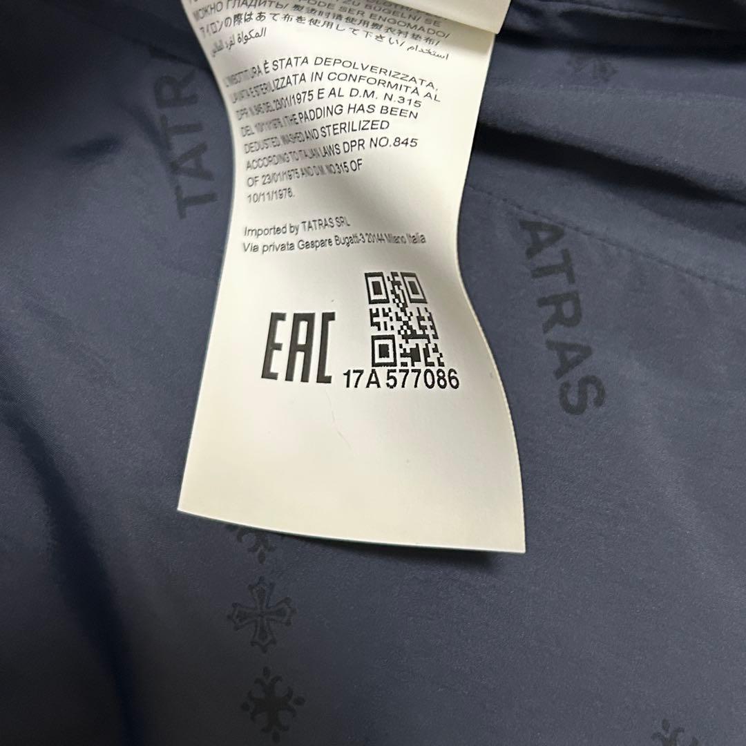 【極美品】タトラス ドミツィアーノ ダウンジャケット 濃紺 ネイビー 02 M