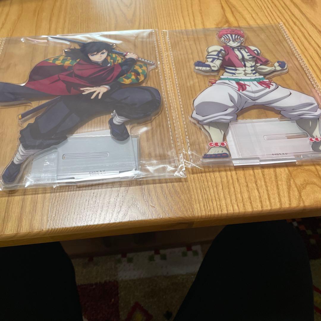 鬼滅 アクリルスタンド 2体セット 冨岡義勇、猗窩座