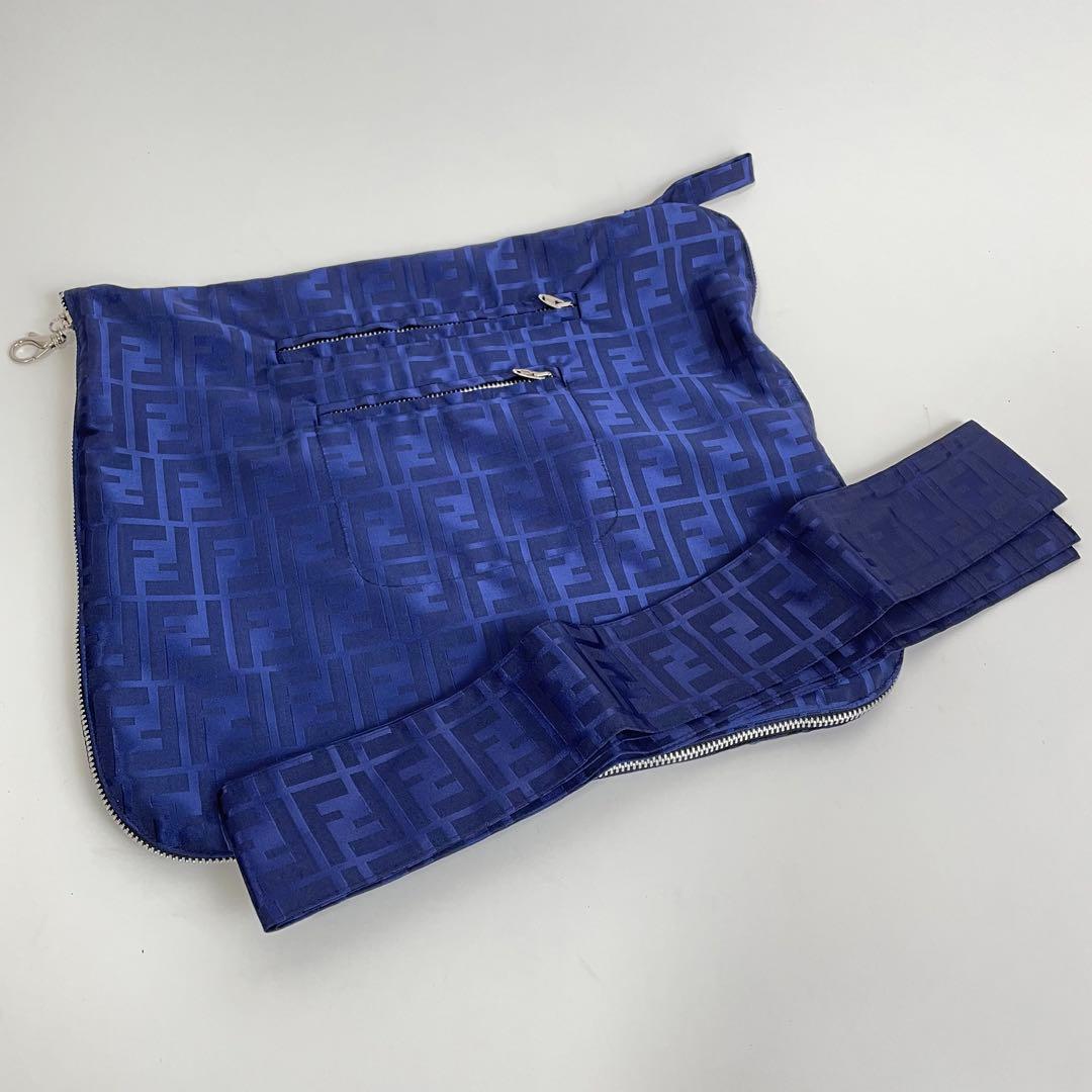 【美品】FENDI フェンディ ロングレインコート ズッカ柄