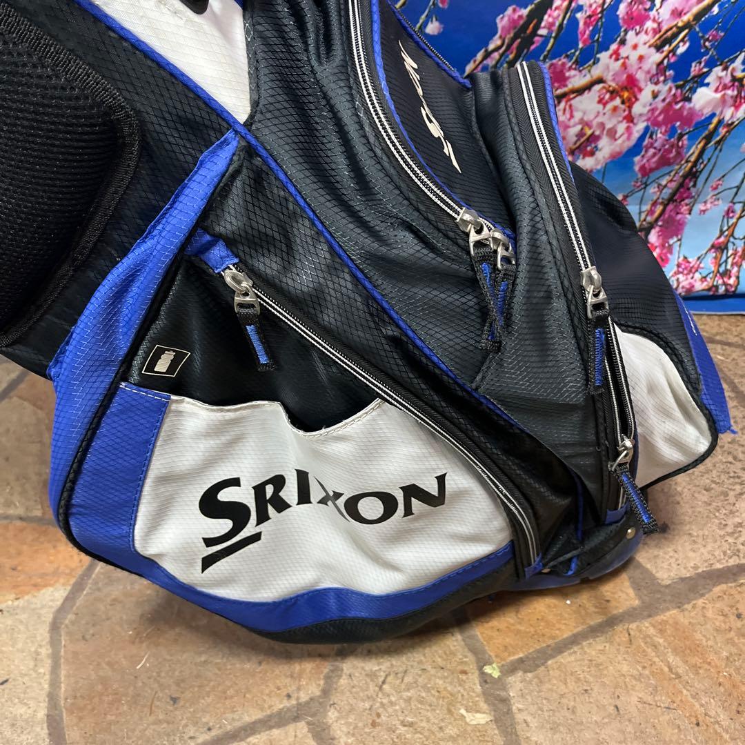 寶BT-1064 SRIXON スタンドキャディバッグ ブルーブラック