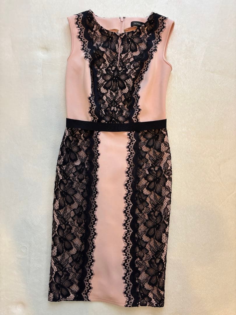 TADASHI SHOJI レースノースリーブワンピース